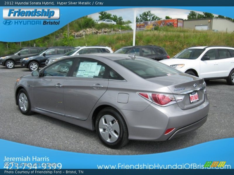 Hyper Silver Metallic / Gray 2012 Hyundai Sonata Hybrid