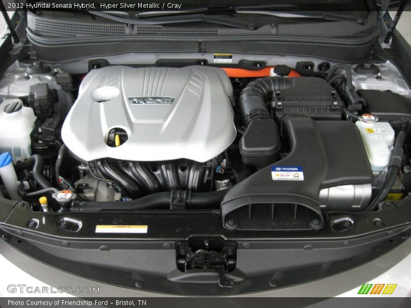 Hyper Silver Metallic / Gray 2012 Hyundai Sonata Hybrid