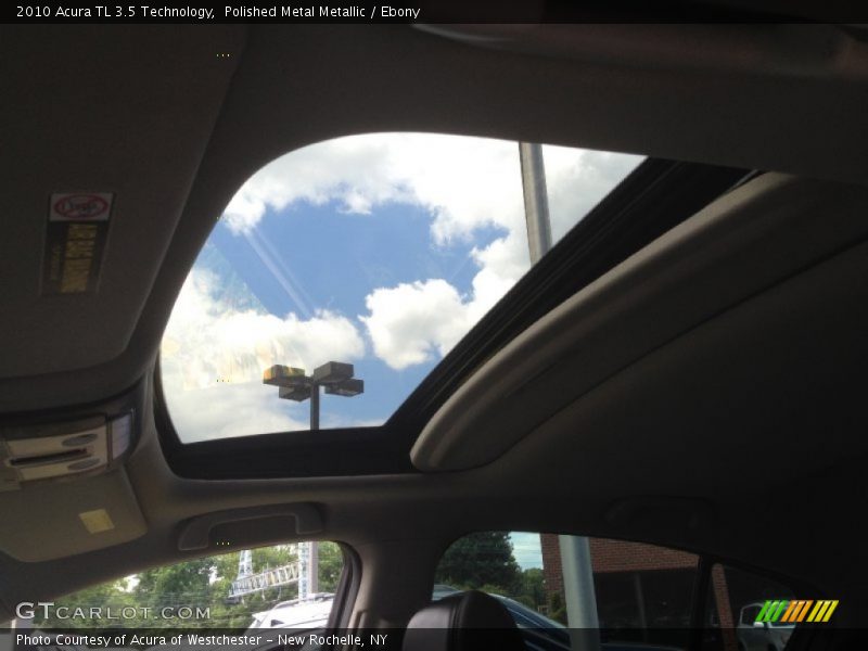 Polished Metal Metallic / Ebony 2010 Acura TL 3.5 Technology