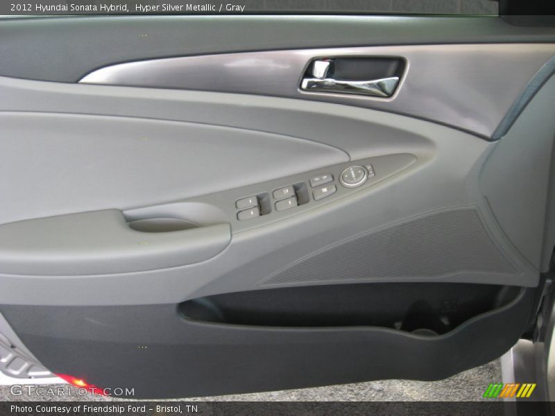 Hyper Silver Metallic / Gray 2012 Hyundai Sonata Hybrid
