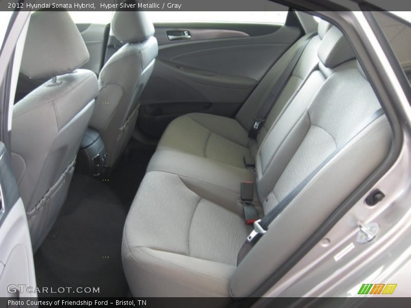 Hyper Silver Metallic / Gray 2012 Hyundai Sonata Hybrid