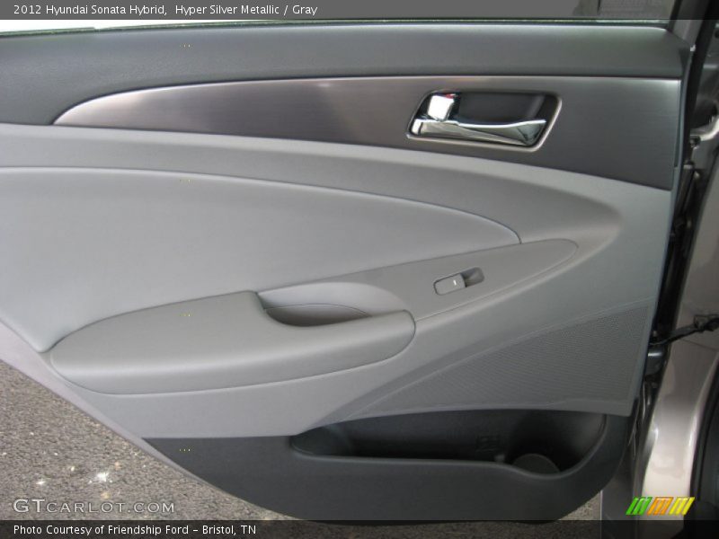 Hyper Silver Metallic / Gray 2012 Hyundai Sonata Hybrid