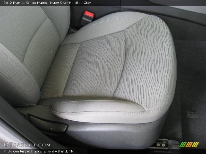 Hyper Silver Metallic / Gray 2012 Hyundai Sonata Hybrid