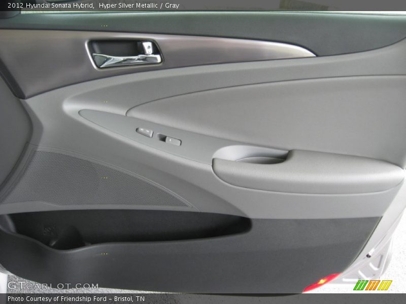 Hyper Silver Metallic / Gray 2012 Hyundai Sonata Hybrid