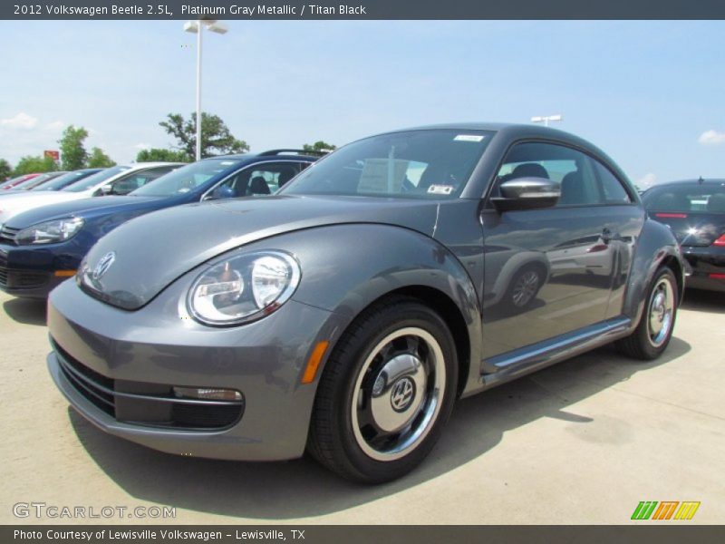 Platinum Gray Metallic / Titan Black 2012 Volkswagen Beetle 2.5L