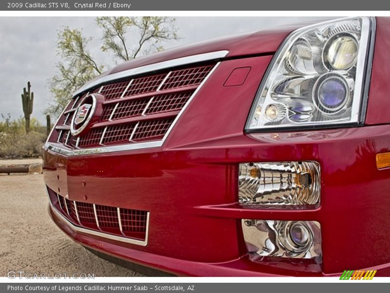 Crystal Red / Ebony 2009 Cadillac STS V8