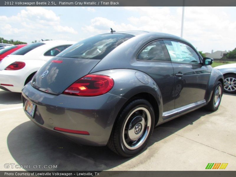 Platinum Gray Metallic / Titan Black 2012 Volkswagen Beetle 2.5L