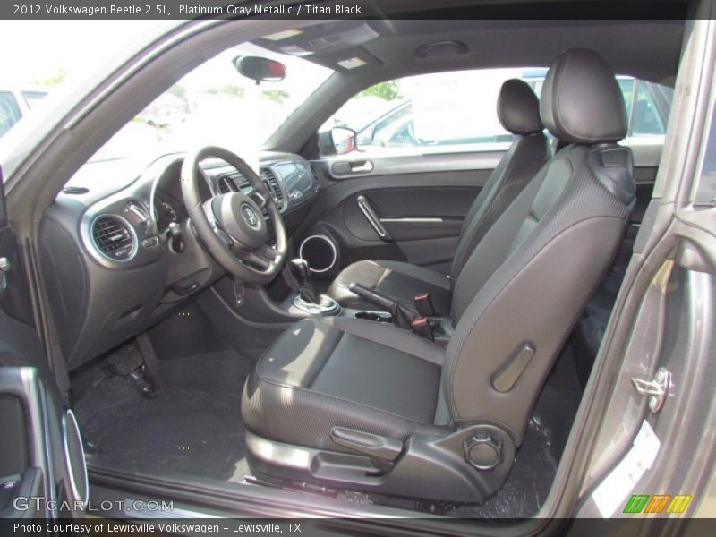 Platinum Gray Metallic / Titan Black 2012 Volkswagen Beetle 2.5L