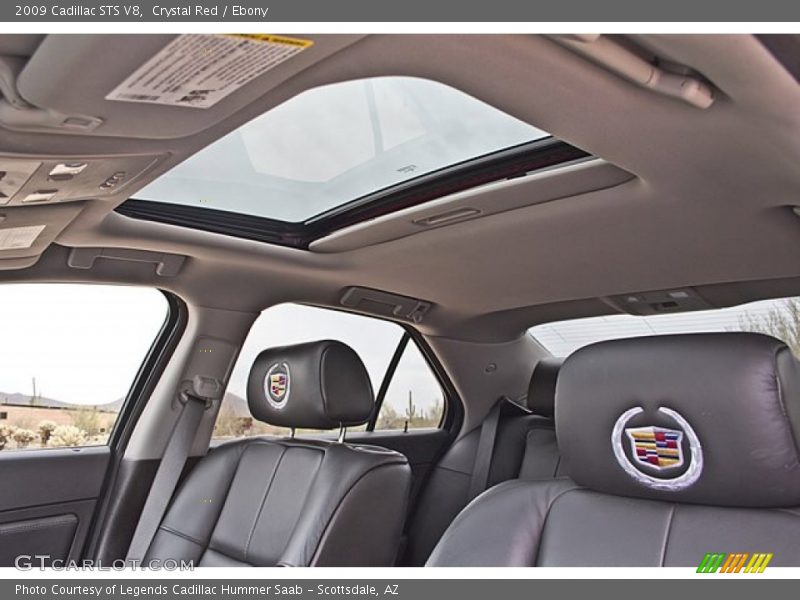 Sunroof of 2009 STS V8
