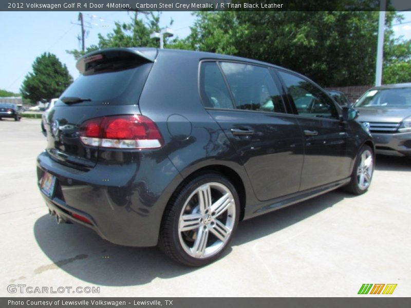 Carbon Steel Grey Metallic / R Titan Black Leather 2012 Volkswagen Golf R 4 Door 4Motion