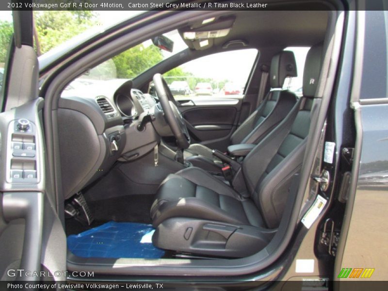 Carbon Steel Grey Metallic / R Titan Black Leather 2012 Volkswagen Golf R 4 Door 4Motion