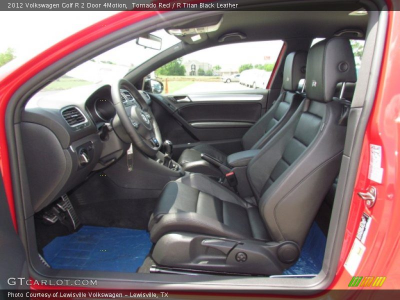  2012 Golf R 2 Door 4Motion R Titan Black Leather Interior