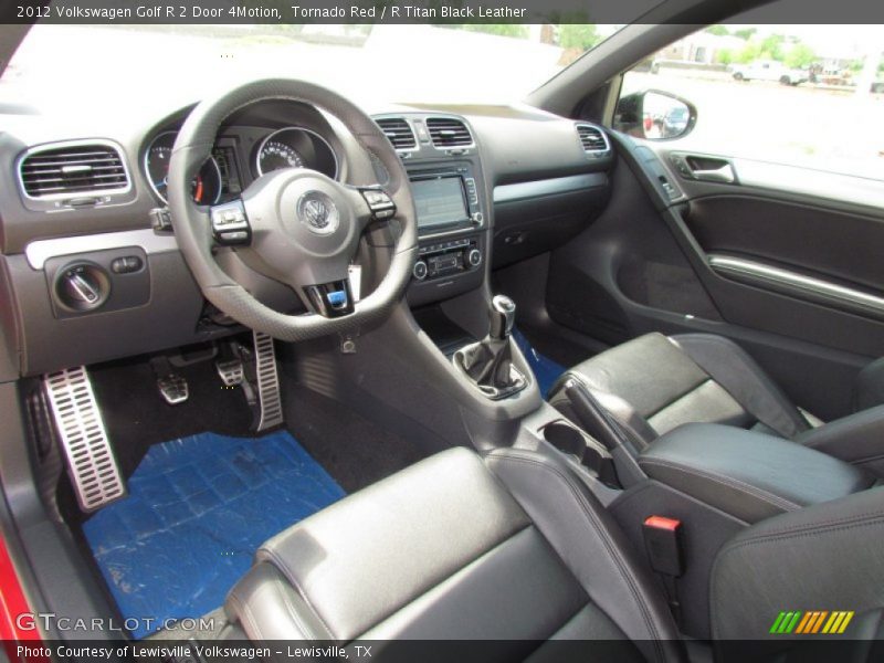  2012 Golf R 2 Door 4Motion R Titan Black Leather Interior
