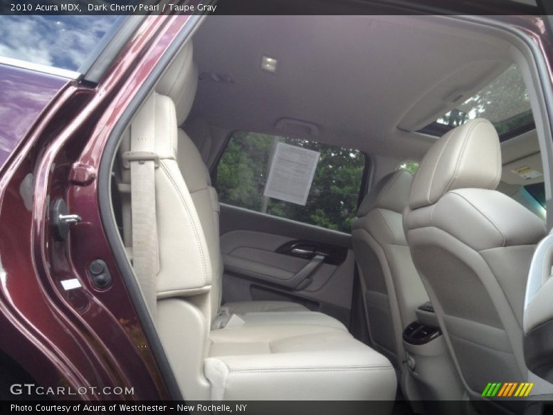 Dark Cherry Pearl / Taupe Gray 2010 Acura MDX