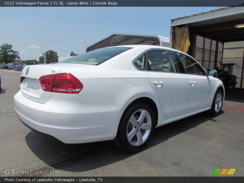 Candy White / Cornsilk Beige 2012 Volkswagen Passat 2.5L SE