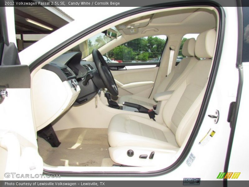Candy White / Cornsilk Beige 2012 Volkswagen Passat 2.5L SE