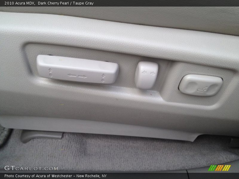 Dark Cherry Pearl / Taupe Gray 2010 Acura MDX
