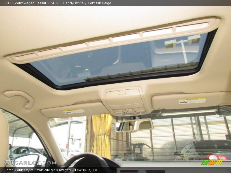 Candy White / Cornsilk Beige 2012 Volkswagen Passat 2.5L SE