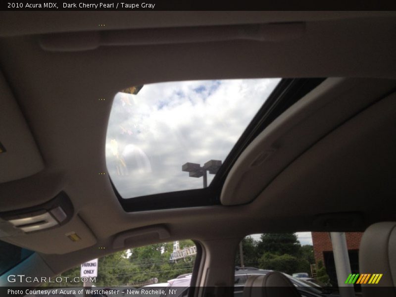 Dark Cherry Pearl / Taupe Gray 2010 Acura MDX