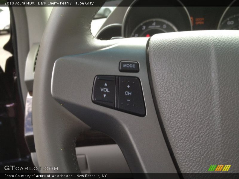 Dark Cherry Pearl / Taupe Gray 2010 Acura MDX