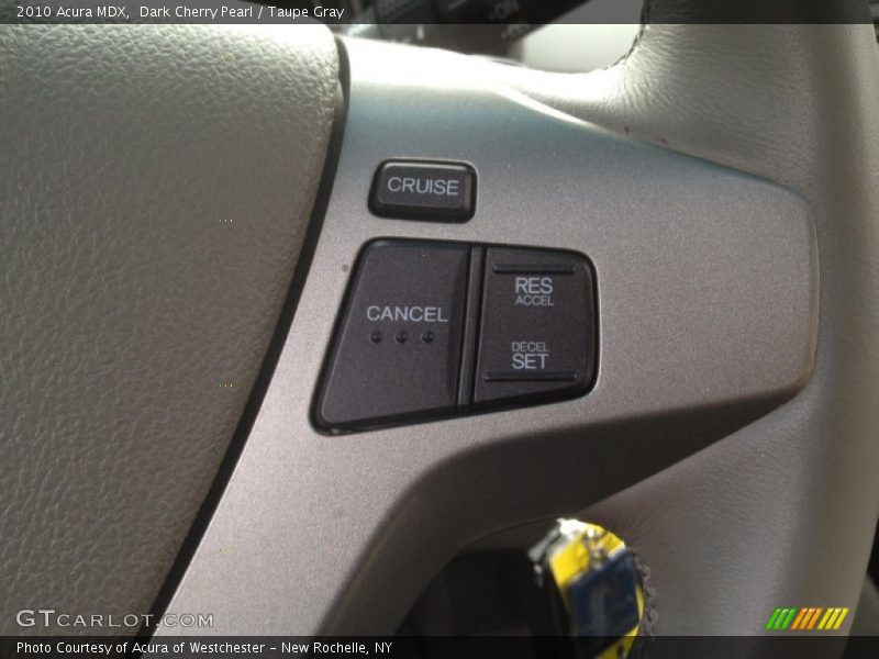 Dark Cherry Pearl / Taupe Gray 2010 Acura MDX