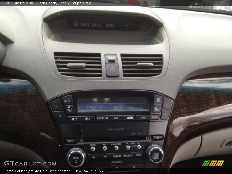 Dark Cherry Pearl / Taupe Gray 2010 Acura MDX