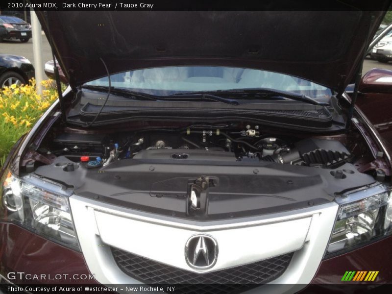 Dark Cherry Pearl / Taupe Gray 2010 Acura MDX