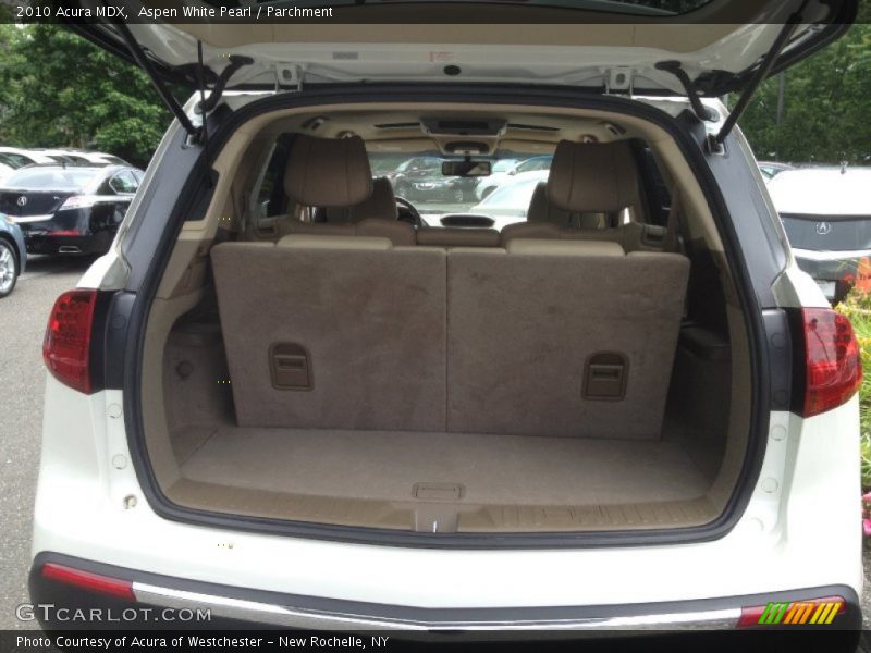 Aspen White Pearl / Parchment 2010 Acura MDX