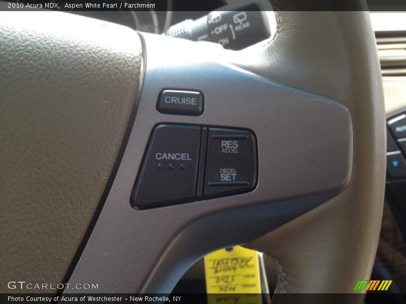 Aspen White Pearl / Parchment 2010 Acura MDX