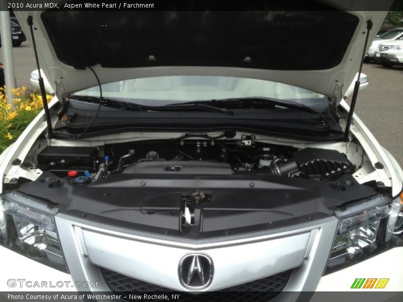 Aspen White Pearl / Parchment 2010 Acura MDX
