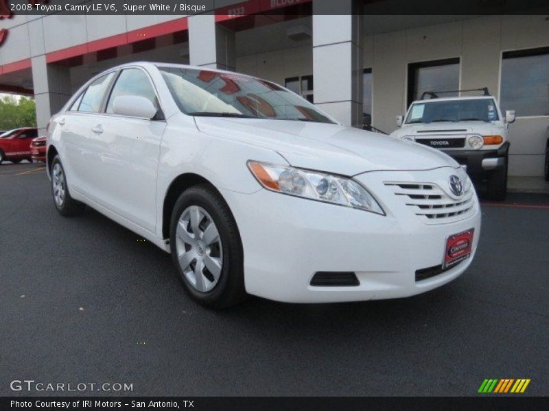 Super White / Bisque 2008 Toyota Camry LE V6