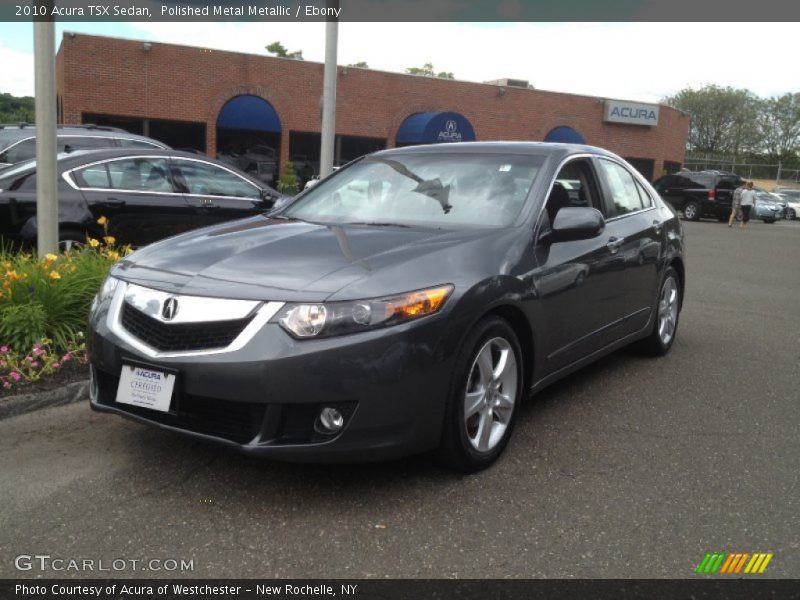 Polished Metal Metallic / Ebony 2010 Acura TSX Sedan