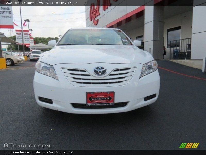 Super White / Bisque 2008 Toyota Camry LE V6