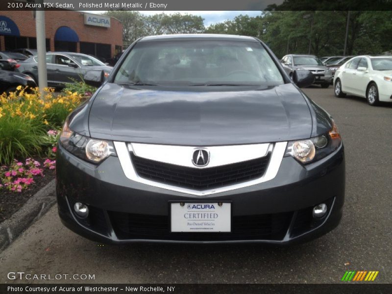 Polished Metal Metallic / Ebony 2010 Acura TSX Sedan