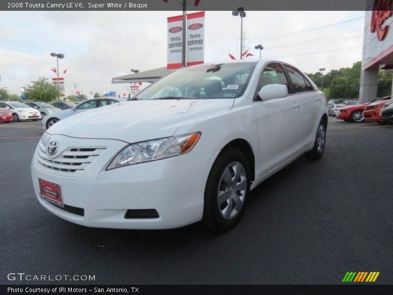 Super White / Bisque 2008 Toyota Camry LE V6