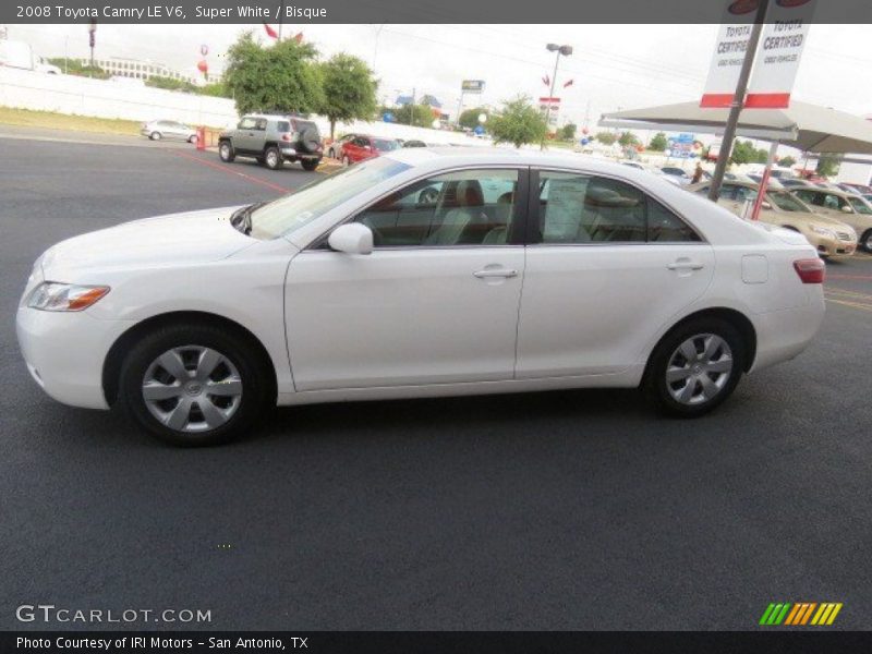 Super White / Bisque 2008 Toyota Camry LE V6
