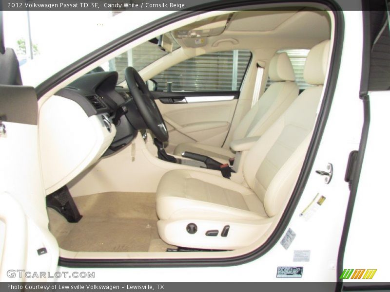 Candy White / Cornsilk Beige 2012 Volkswagen Passat TDI SE