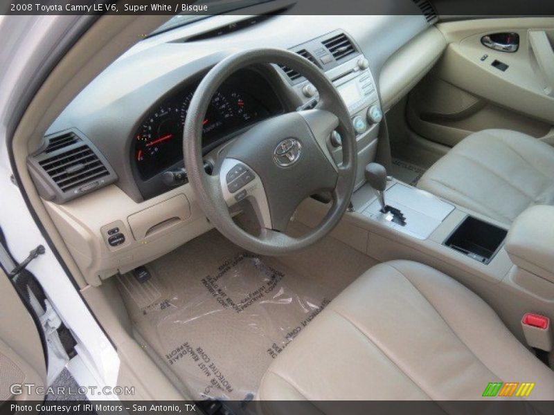 Super White / Bisque 2008 Toyota Camry LE V6