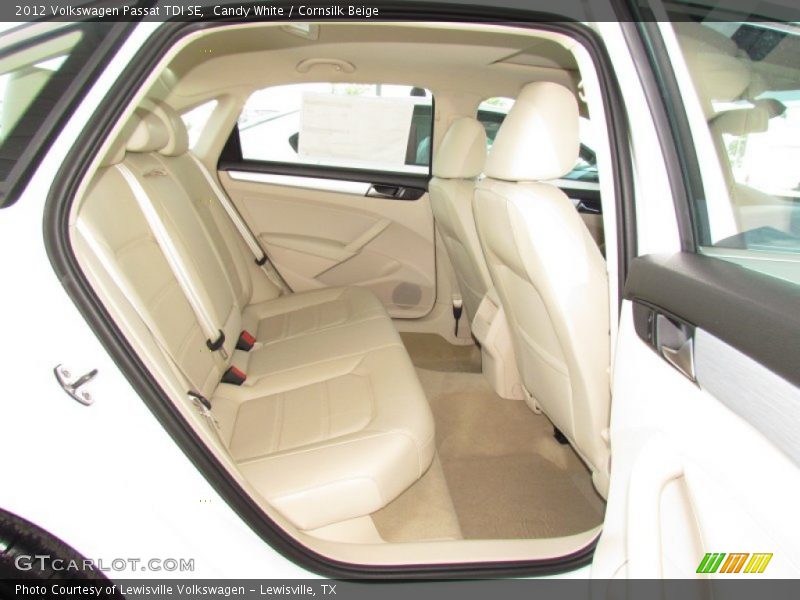 Candy White / Cornsilk Beige 2012 Volkswagen Passat TDI SE