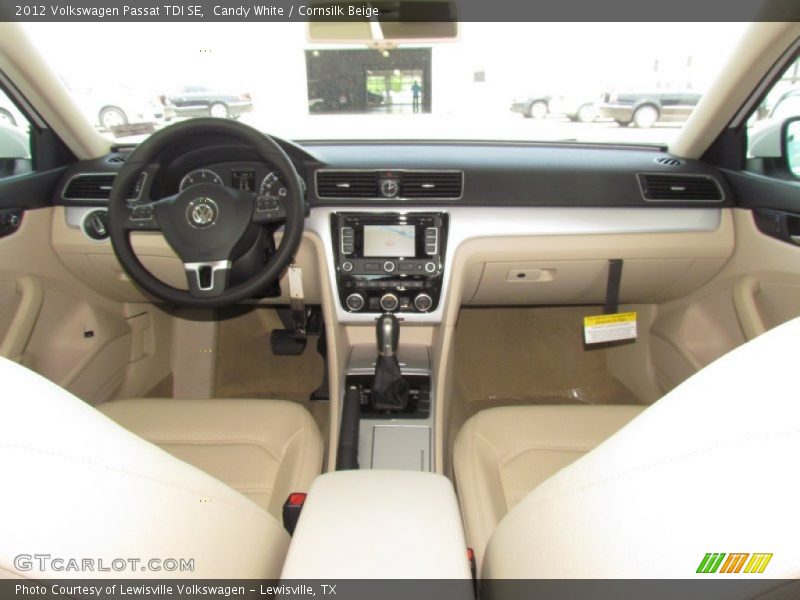 Candy White / Cornsilk Beige 2012 Volkswagen Passat TDI SE