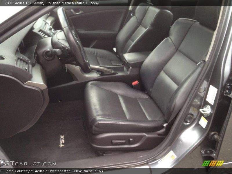 Polished Metal Metallic / Ebony 2010 Acura TSX Sedan