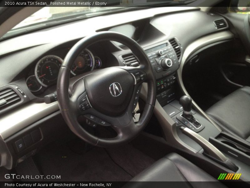 Polished Metal Metallic / Ebony 2010 Acura TSX Sedan