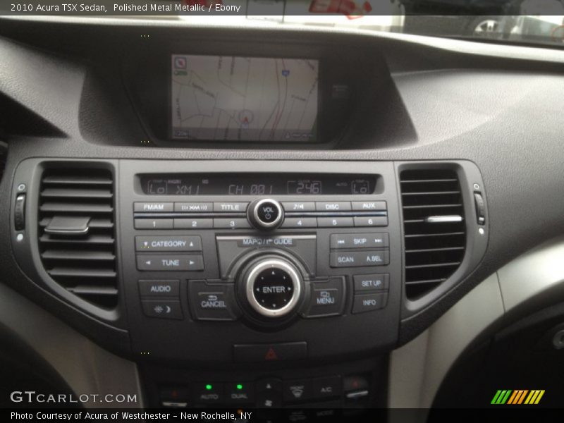 Polished Metal Metallic / Ebony 2010 Acura TSX Sedan