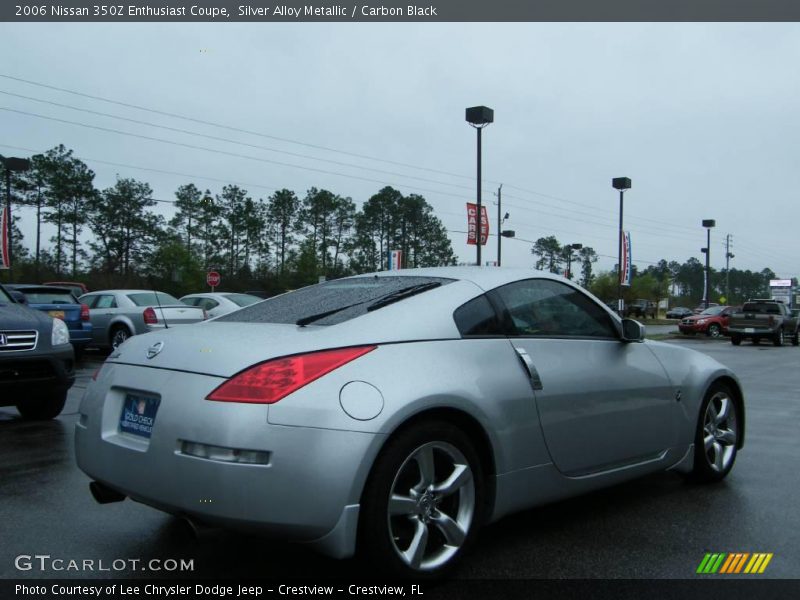 Silver Alloy Metallic / Carbon Black 2006 Nissan 350Z Enthusiast Coupe