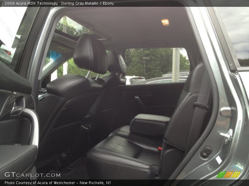 Sterling Gray Metallic / Ebony 2009 Acura MDX Technology