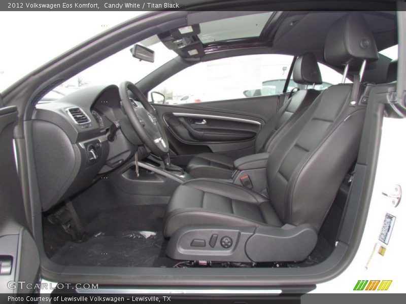 Candy White / Titan Black 2012 Volkswagen Eos Komfort