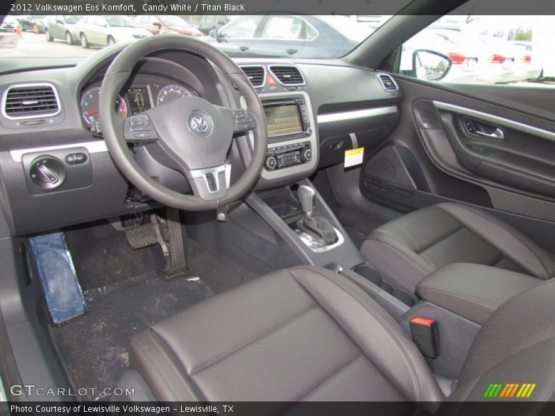 Candy White / Titan Black 2012 Volkswagen Eos Komfort