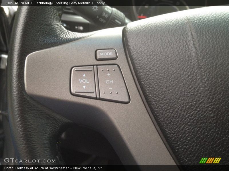 Sterling Gray Metallic / Ebony 2009 Acura MDX Technology