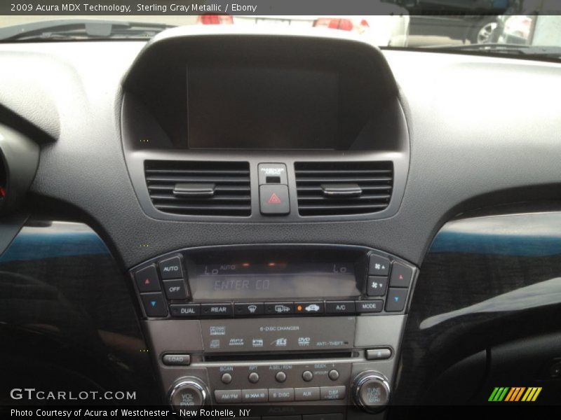 Sterling Gray Metallic / Ebony 2009 Acura MDX Technology