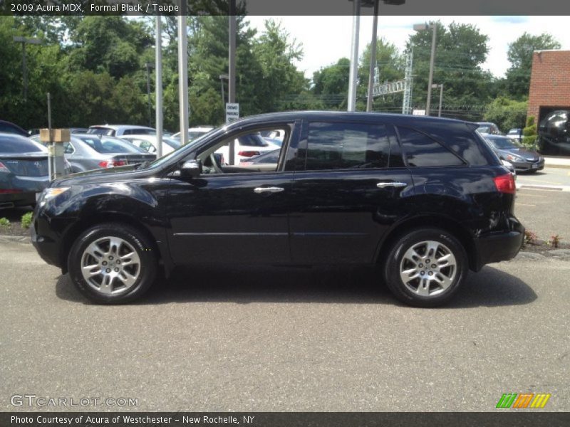 Formal Black / Taupe 2009 Acura MDX
